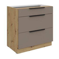 80 D 3S BB  - ARIA SANDGRAU / Dąb artisan