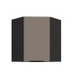60x60 GN-72 1F (45°) - ARIA SANDGRAU / CZARNY