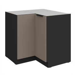 90 x 90 DN 2F BB - ARIA SANDGRAU / CZARNY