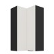 60x60 GN-108 2F (90°) - ARIA CRYSTAL WHITE / CZARNY