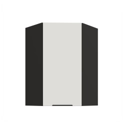 60x60 GN-90 1F (45°) - ARIA CRYSTAL WHITE / CZARNY