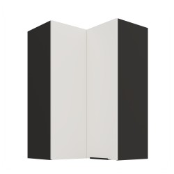 60x60 GN-90 2F (90°) - ARIA CRYSTAL WHITE / CZARNY