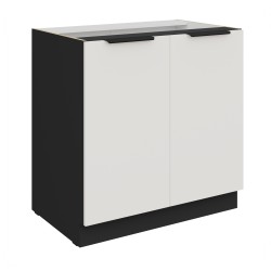 80 D 2F BB - ARIA CRYSTAL WHITE / CZARNY