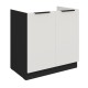 80 ZL 2F BB - ARIA CRYSTAL WHITE / CZARNY