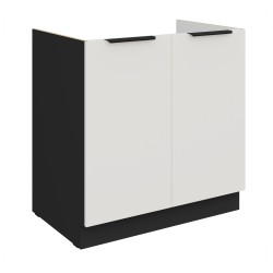 80 ZL 2F BB - ARIA CRYSTAL WHITE / CZARNY