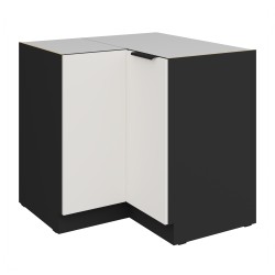 90 x 90 DN 2F BB - ARIA CRYSTAL WHITE / CZARNY