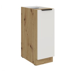 30 D CARGO BB  - ARIA CRYSTAL WHITE / Dąb artisan