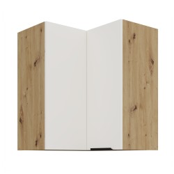 60 x 60 GN-72 2F (90°) - ARIA CRYSTAL WHITE / Dąb artisan