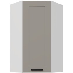 60 x 60 GN-108 1F (45°) - LUNA CLAYGREY / BIAŁY