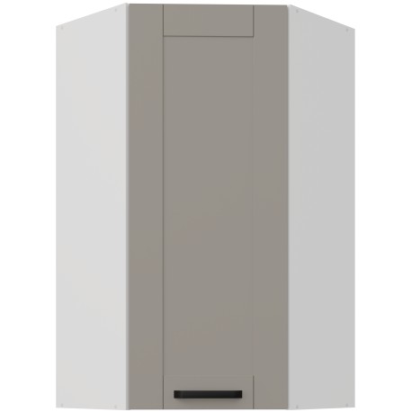60 x 60 GN-108 1F (45°) - LUNA CLAYGREY / BIAŁY