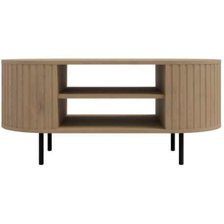 OVALIO STOLIK KAWOWY 200 - DĄB CREMONA