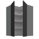 60x60 GN-90 2F (90°) - ARIA BLACK / ANT