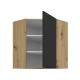 60 x 60 GN-72 1F (45°) - ARIA BLACK / Dąb artisan