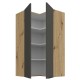 60 x 60 GN-108 2F (90°) - ARIA GRAPHITE / Dąb artisan