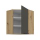 60 x 60 GN-72 1F (45°) - ARIA GRAPHITE / Dąb artisan
