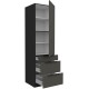 60 DKS-210 3S 1F - ARIA GRAPHITE / CZARNY
