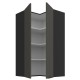 60x60 GN-108 2F (90°) - ARIA GRAPHITE / CZARNY