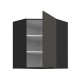 60x60 GN-72 1F (45°) - ARIA GRAPHITE / CZARNY
