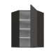 60x60 GN-90 1F (45°) - ARIA GRAPHITE / CZARNY