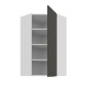 60 x 60 GN-108 1F (45°) - ARIA GRAPHITE / WH