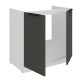 80 ZL 2F  BB - ARIA GRAPHITE / WH