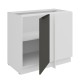 105 DN 1F BB - ARIA GRAPHITE / WH