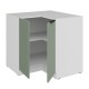 90 x 90 DN 2F BB - ARIA AQUAMARINE / WH