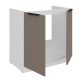 80 ZL 2F  BB - ARIA SANDGRAU / WH