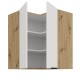 60 x 60 GN-72 2F (90°) - ARIA CRYSTAL WHITE / Dąb artisan