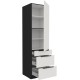 60 DKS-210 3S 1F - ARIA CRYSTAL WHITE / CZARNY