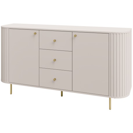 OVALIO KOMODA 823 - 2F 3S BEŻ PIASKOWY