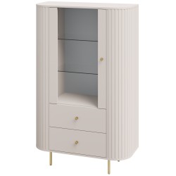 OVALIO WITRYNA 112 - 1F 2S BEŻ PIASKOWY