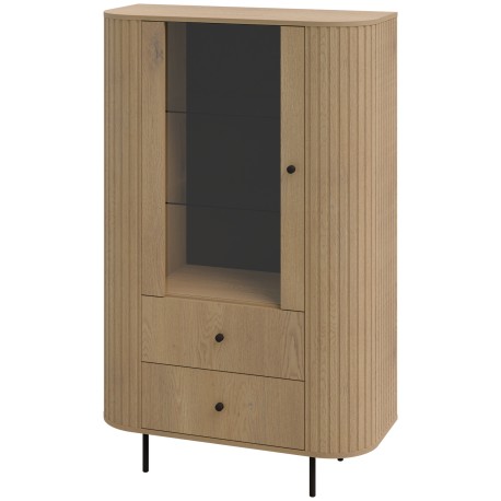 OVALIO WITRYNA 112 - 1F 2S DĄB CREMONA