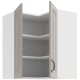 60 x 60 GN-72 2F (90°) - STILO CLAY GREY / BIAŁY
