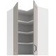 60 x 60 GN-90 2F (90°) - STILO CLAY GREY / BIAŁY