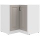 90 x 90 DN 2F BB  - STILO CLAY GREY / BIAŁY