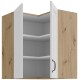 60 x 60 GN-72 2F (90°) - STILO BIAŁY MAT / DĄB ARTISAN