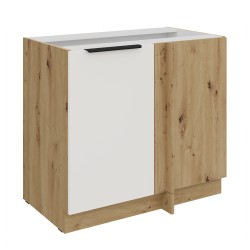 105 DN 1F BB  - ARIA CRYSTAL WHITE / Dąb artisan