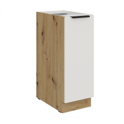 30 D CARGO BB  - ARIA CRYSTAL WHITE / Dąb artisan