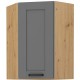 60 x 60 GN-90 1F (45°) - LUNA DUST GREY / DĄB ARTISAN