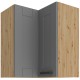 60 x 60 GN-72 2F (90°) - LUNA DUST GREY / DĄB ARTISAN