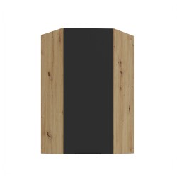 60 x 60 GN-108 1F (45°) - ARIA BLACK / Dąb artisan
