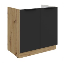 80 ZL 2F  BB  - ARIA BLACK / Dąb artisan