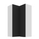 60 x 60 GN-108 2F (90°) - ARIA BLACK / WH