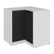 90 x 90 DN 2F BB - ARIA BLACK / WH