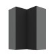 60x60 GN-90 2F (90°) - ARIA BLACK / ANT