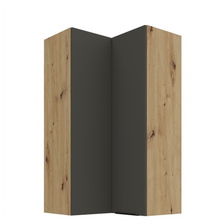 60 x 60 GN-108 2F (90°) - ARIA GRAPHITE / Dąb artisan