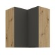60 x 60 GN-72 2F (90°) - ARIA GRAPHITE / Dąb artisan