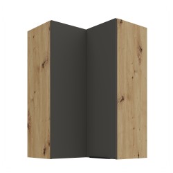 60x60 GN-90 2F (90°) - ARIA GRAPHITE / Dąb artisan