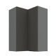 60x60 GN-90 2F (90°) - ARIA GRAPHITE / ANT